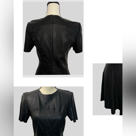 Zara Women’s Faux leather black dress size SMALL. - Picture 6 of 6